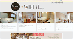 Desktop Screenshot of ambienthotels.it